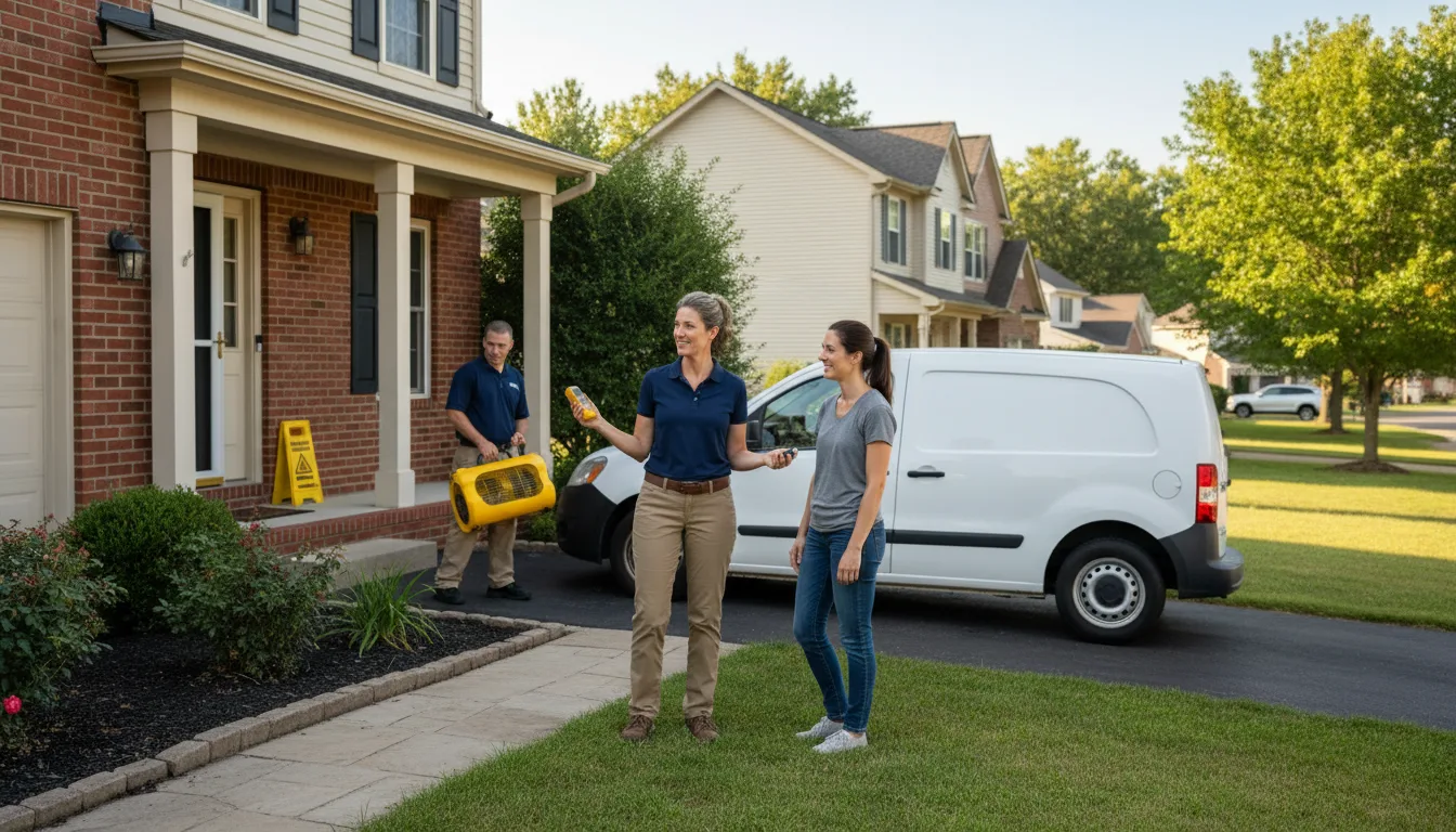 Water restoration image for Home Water Damage Repair in Kinsman, OH